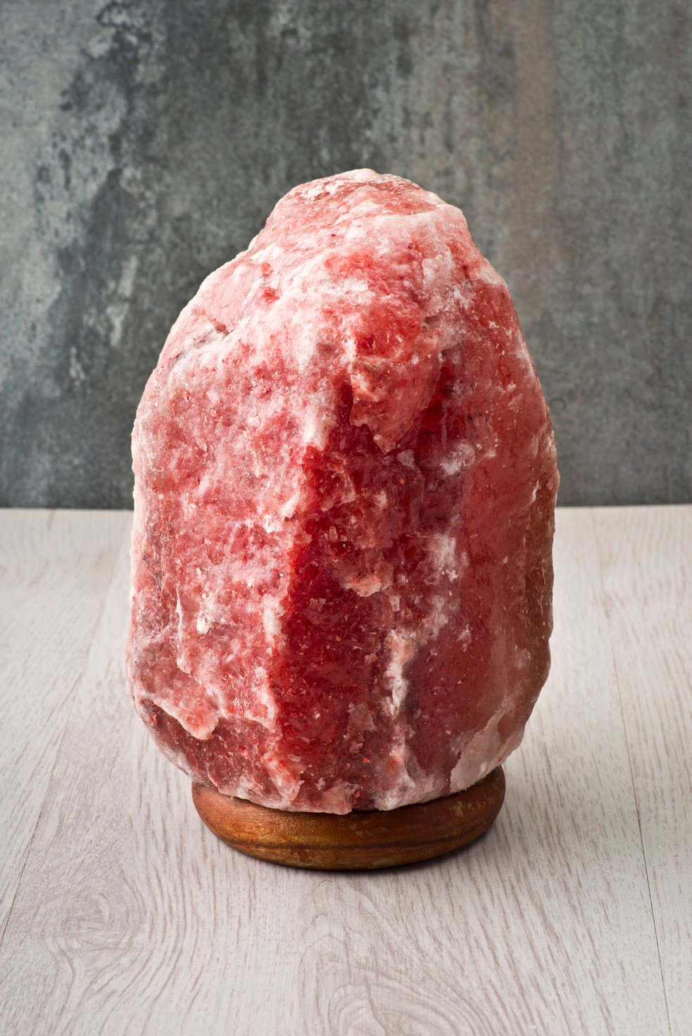 Pink salt lamp